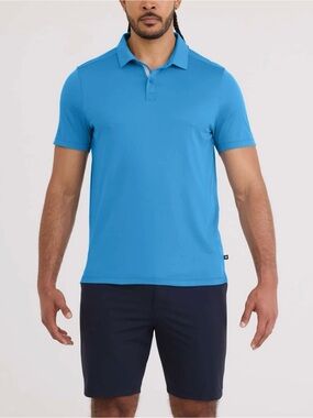 Men’s SAXX DropTemp Dry Performance Polo Blue M